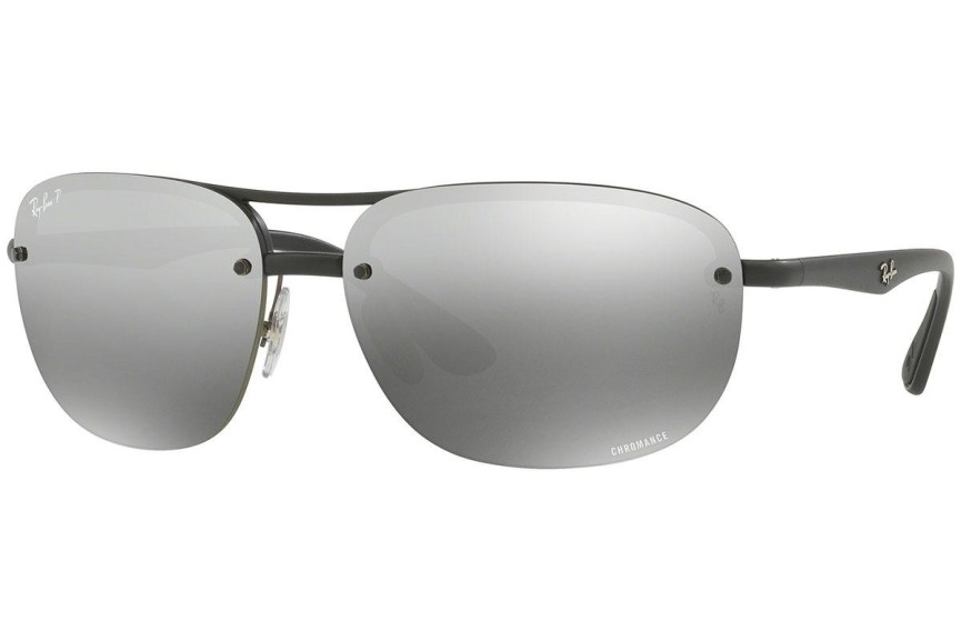 Okulary przeciwsłoneczne Ray-Ban Chromance Collection RB4275CH 601S5J Polarized Prostokątne Czarne