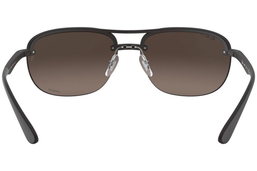 Okulary przeciwsłoneczne Ray-Ban Chromance Collection RB4275CH 601S5J Polarized Prostokątne Czarne