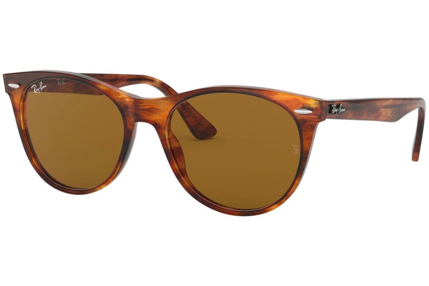 Okulary przeciwsłoneczne Ray-Ban Wayfarer II Classic RB2185 954/33 Kwadratowe Havana