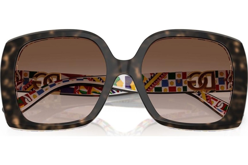 Okulary przeciwsłoneczne Dolce & Gabbana DG4475 321713 Kwadratowe Havana