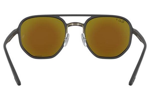 Okulary przeciwsłoneczne Ray-Ban Chromance Collection RB4321CH 601SA1 Polarized Kwadratowe Czarne