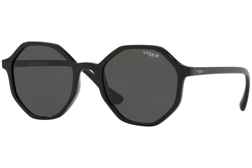 Okulary przeciwsłoneczne Vogue Eyewear VO5222S W44/87 Okrągłe Czarne