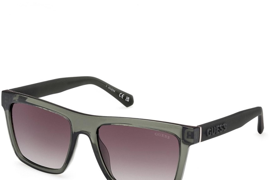 Okulary przeciwsłoneczne Guess GU00166 96P Kwadratowe Zielone