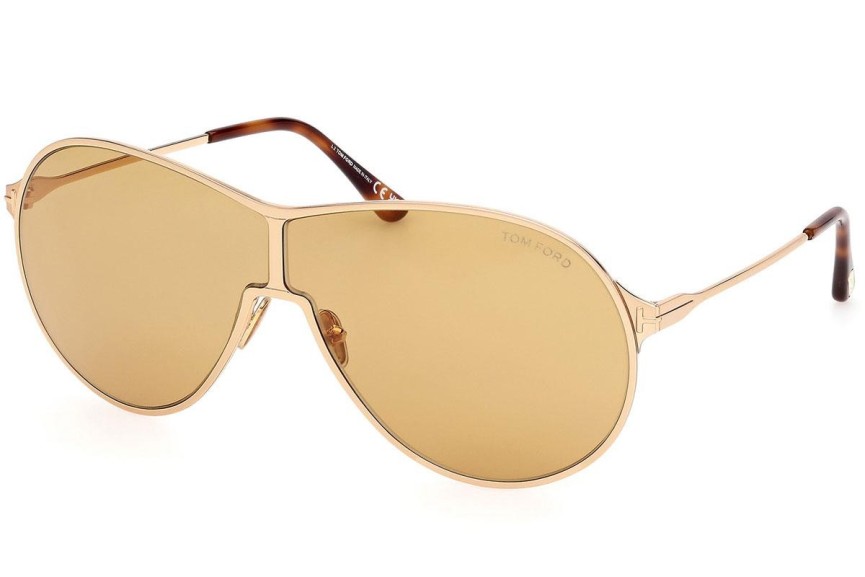 Okulary przeciwsłoneczne Tom Ford Gaia FT1174 30E Pilotki (Aviator) Złote