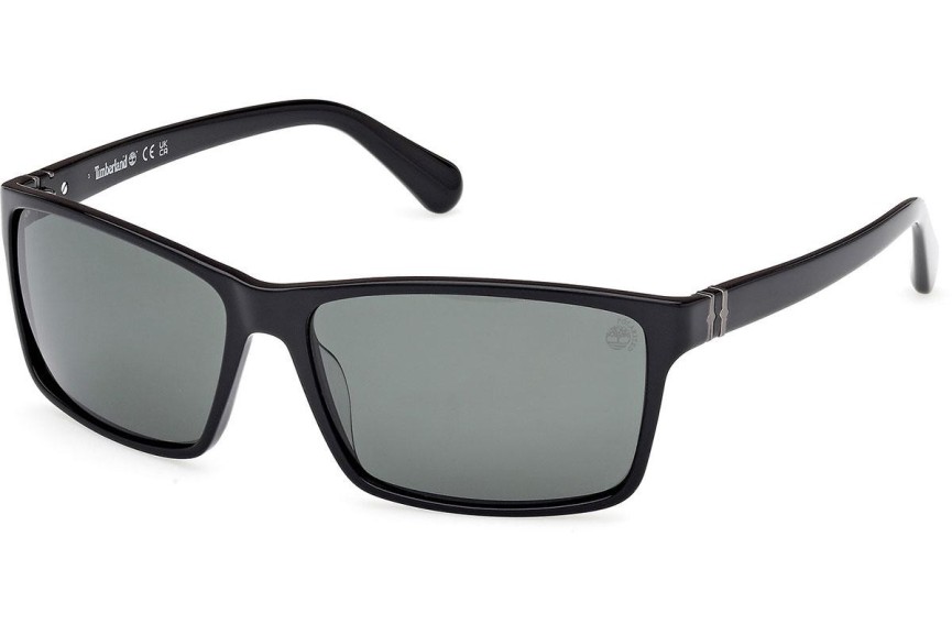 Okulary przeciwsłoneczne Timberland TB00032 20D Polarized Kwadratowe Szare