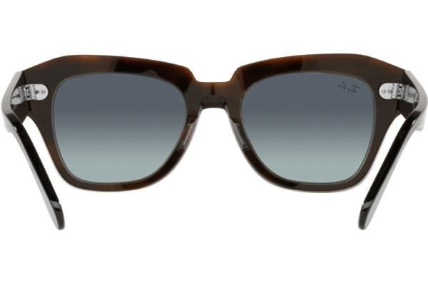 Okulary przeciwsłoneczne Ray-Ban State Street RB2186 132241 Kwadratowe Czarne