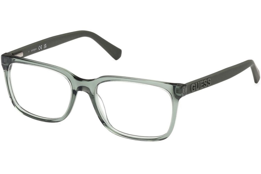 Okulary korekcyjne Guess GU50187 093 Kwadratowe Zielone