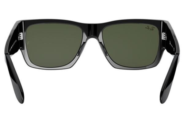 Okulary przeciwsłoneczne Ray-Ban Wayfarer Nomad RB2187 901/31 Kwadratowe Czarne