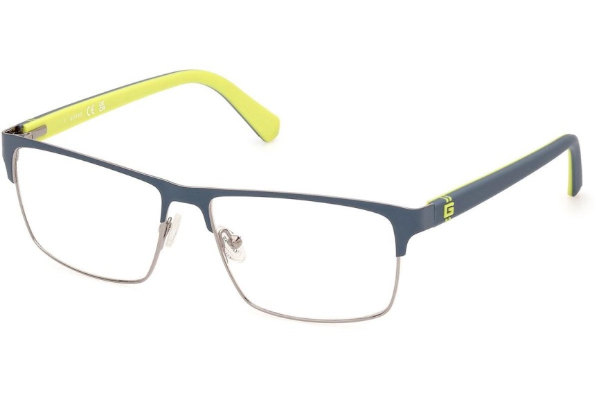 Okulary korekcyjne Guess GU50131 091 Kwadratowe Niebieskie