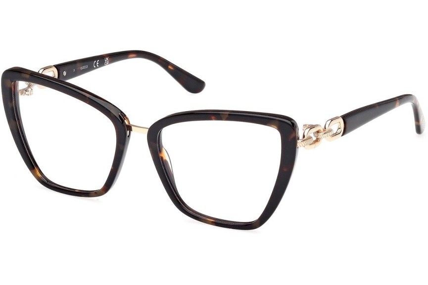 Okulary korekcyjne Guess GU50180 052 Kocie oczy Havana