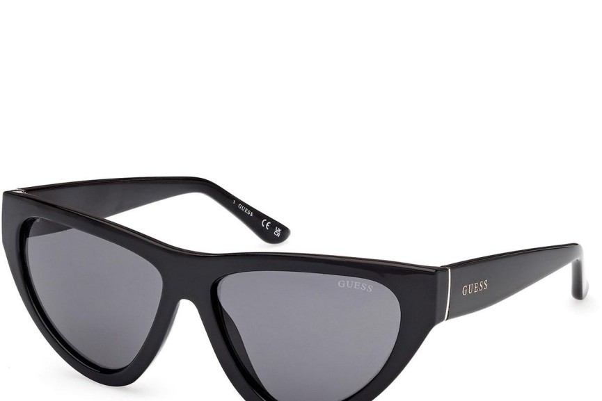 Okulary przeciwsłoneczne Guess GU00152 01A Kocie oczy Czarne