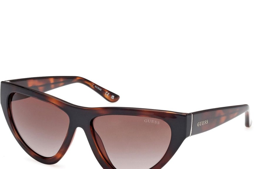 Okulary przeciwsłoneczne Guess GU00152 52F Kocie oczy Havana