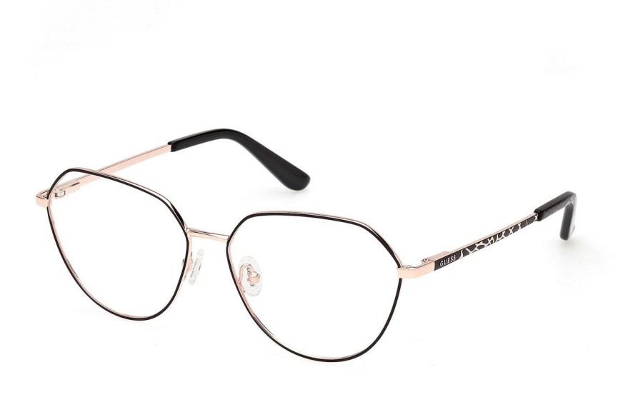 Okulary korekcyjne Guess GU50169 002 Okrągłe Czarne