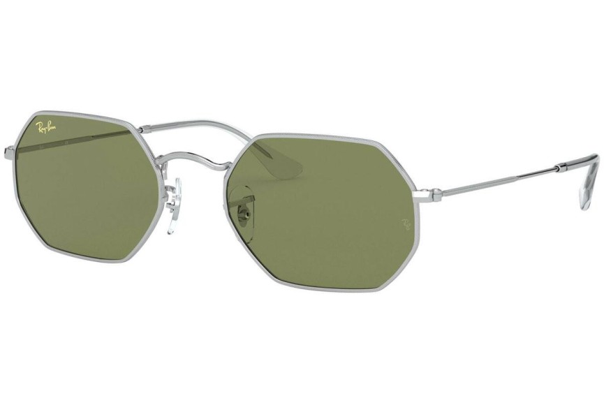 Okulary przeciwsłoneczne Ray-Ban Octagonal RB3556 91984E Okrągłe Srebrne