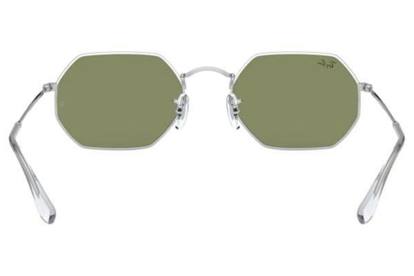 Okulary przeciwsłoneczne Ray-Ban Octagonal RB3556 91984E Okrągłe Srebrne