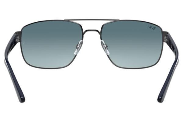 Okulary przeciwsłoneczne Ray-Ban RB3663 004/3M Kwadratowe Srebrne