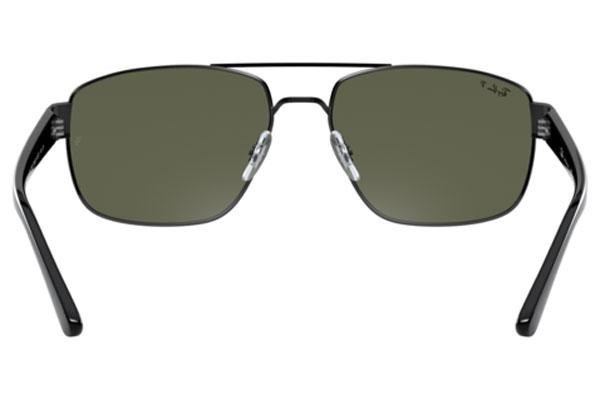 Okulary przeciwsłoneczne Ray-Ban RB3663 004/58 Polarized Kwadratowe Srebrne