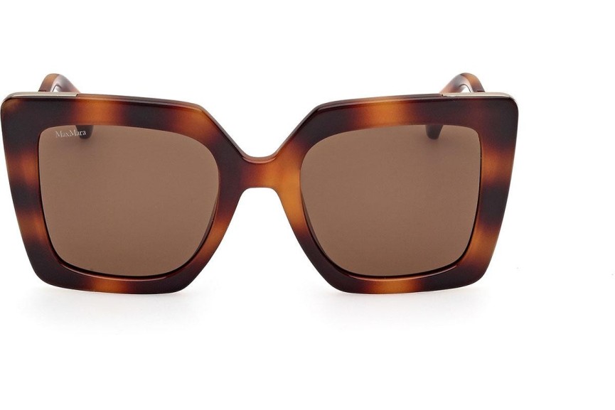 Okulary przeciwsłoneczne Max Mara Design 4 MM0051 53E Kocie oczy Havana