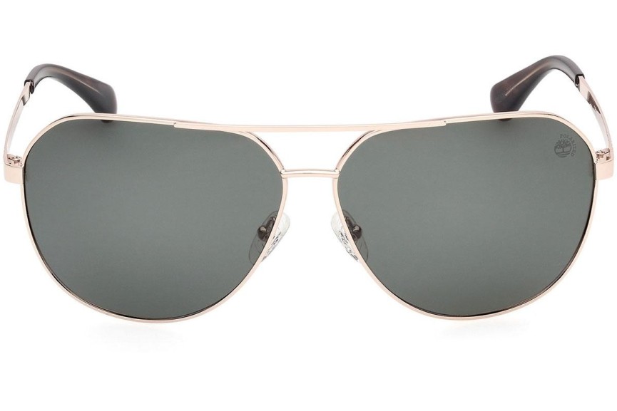 Okulary przeciwsłoneczne Timberland TB00029 32R Polarized Pilotki (Aviator) Złote