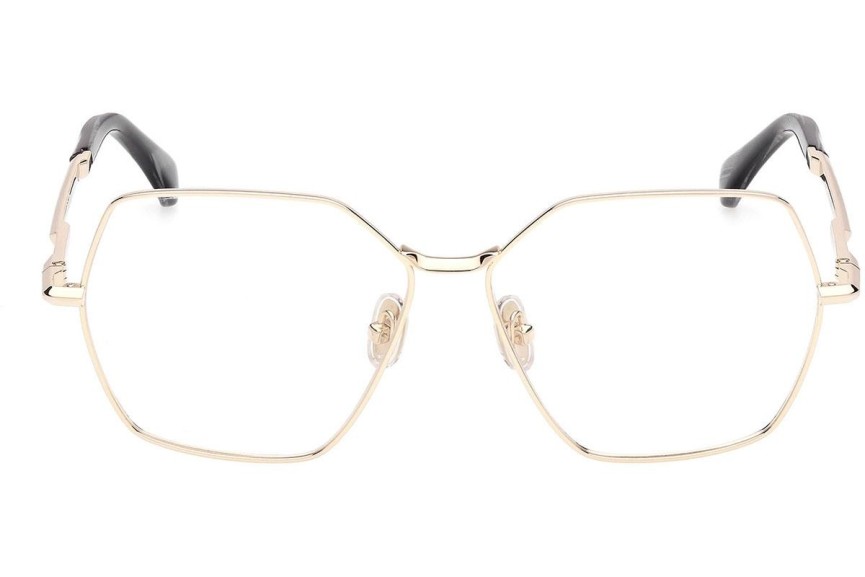 Okulary korekcyjne Max Mara MM5154 032 Kwadratowe Złote