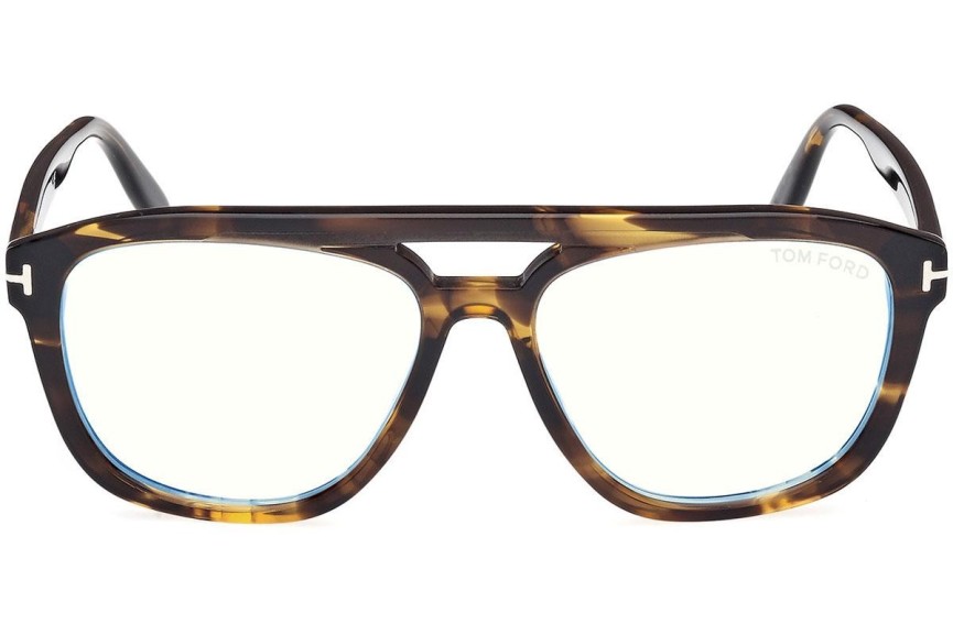 Okulary korekcyjne Tom Ford FT6024-B 055 Kwadratowe Havana