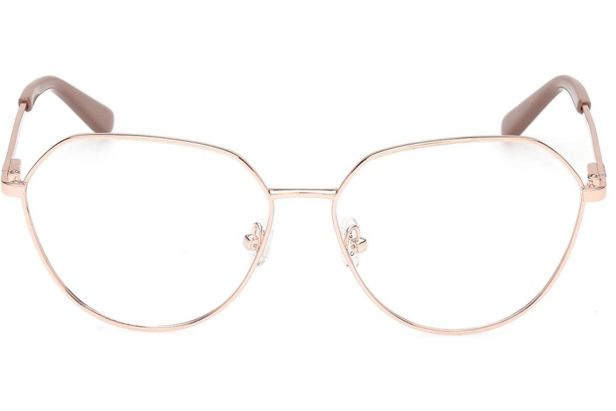 Okulary korekcyjne Guess GU50169 028 Okrągłe Złote