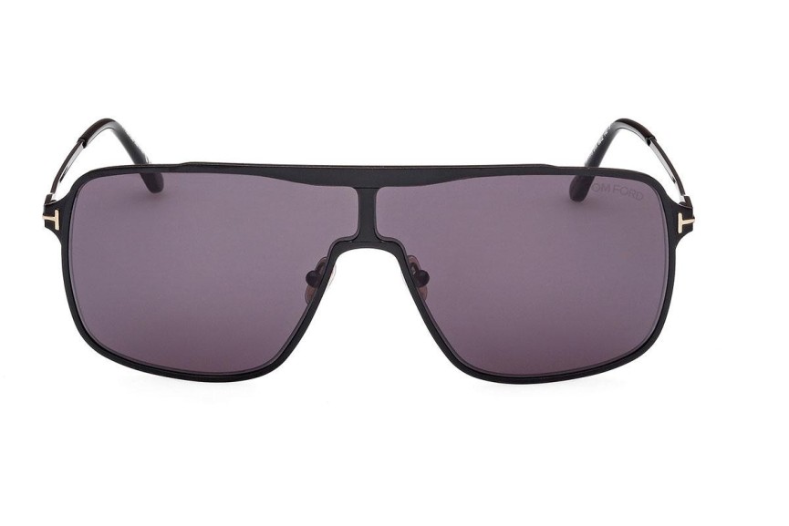 Okulary przeciwsłoneczne Tom Ford Zappa FT1173 01A Kwadratowe Czarne