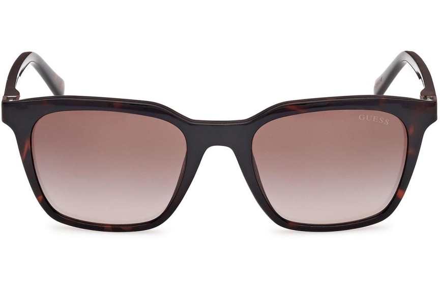 Okulary przeciwsłoneczne Guess GU00170 52F Kwadratowe Havana