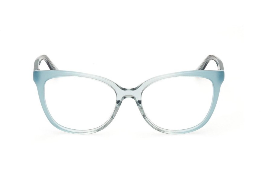 Okulary korekcyjne Guess GU50114 089 Kwadratowe Zielone