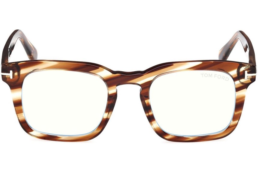 Okulary korekcyjne Tom Ford FT6025-B 053 Kwadratowe Havana