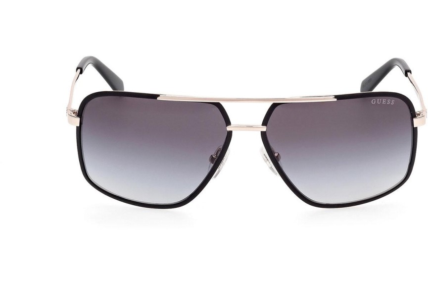 Okulary przeciwsłoneczne Guess GU00167 02B Pilotki (Aviator) Czarne