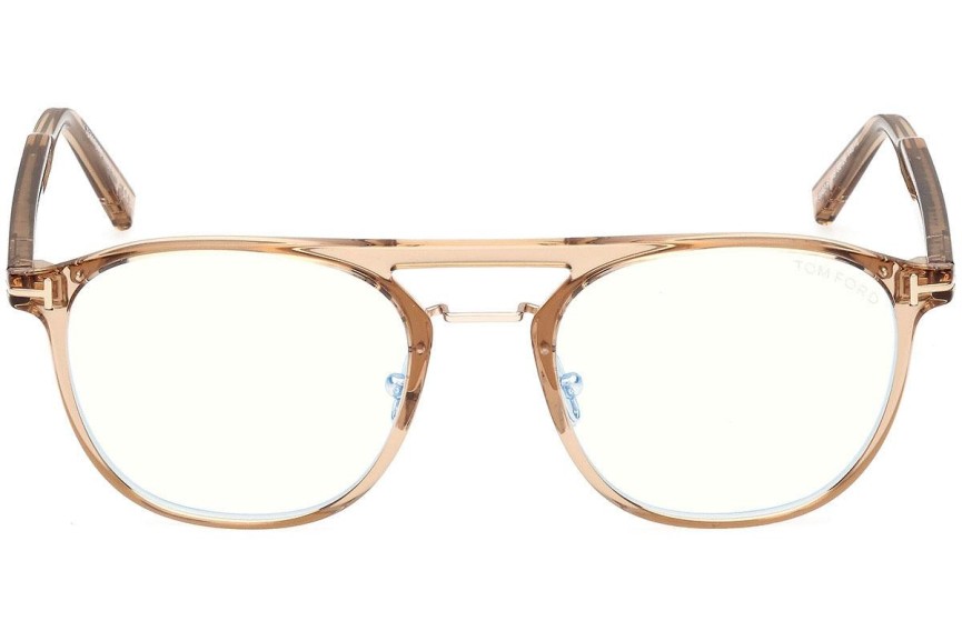 Okulary korekcyjne Tom Ford FT5982-B 045 Pilotki (Aviator) Brązowe