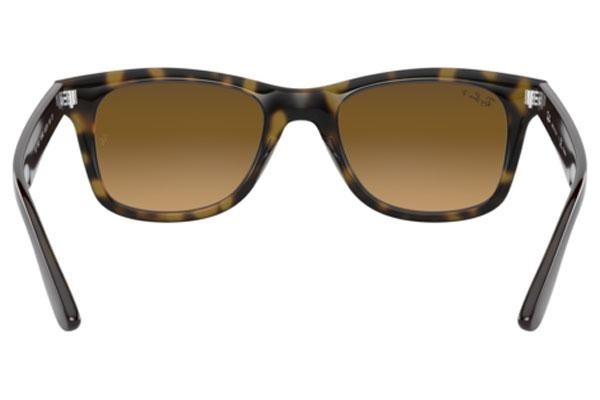 Okulary przeciwsłoneczne Ray-Ban RB4640 710/M2 Polarized Kwadratowe Havana