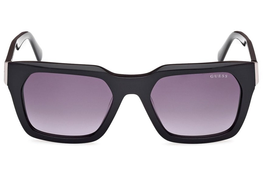 Okulary przeciwsłoneczne Guess GU00172 01B Kwadratowe Czarne