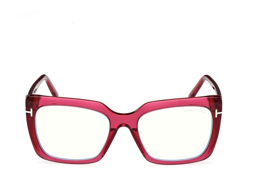 Okulary korekcyjne Tom Ford FT5992-B 075 Kocie oczy Czerwone