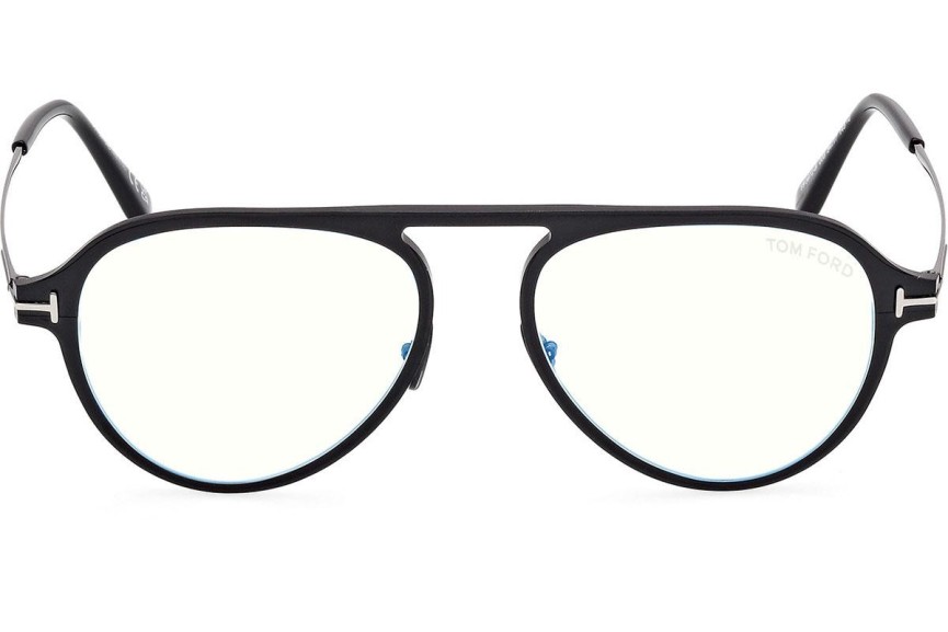 Okulary korekcyjne Tom Ford FT5972-B 005 Pilotki (Aviator) Czarne