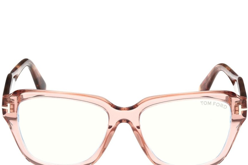 Okulary korekcyjne Tom Ford FT5988-B 072 Kwadratowe Różowe