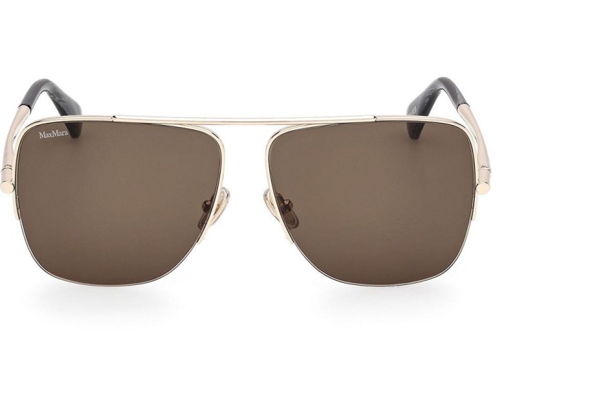 Okulary przeciwsłoneczne Max Mara MM0121 32N Pilotki (Aviator) Złote