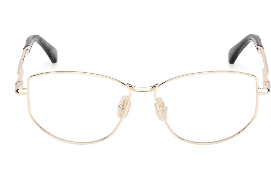 Okulary korekcyjne Max Mara MM5153 032 Kocie oczy Złote