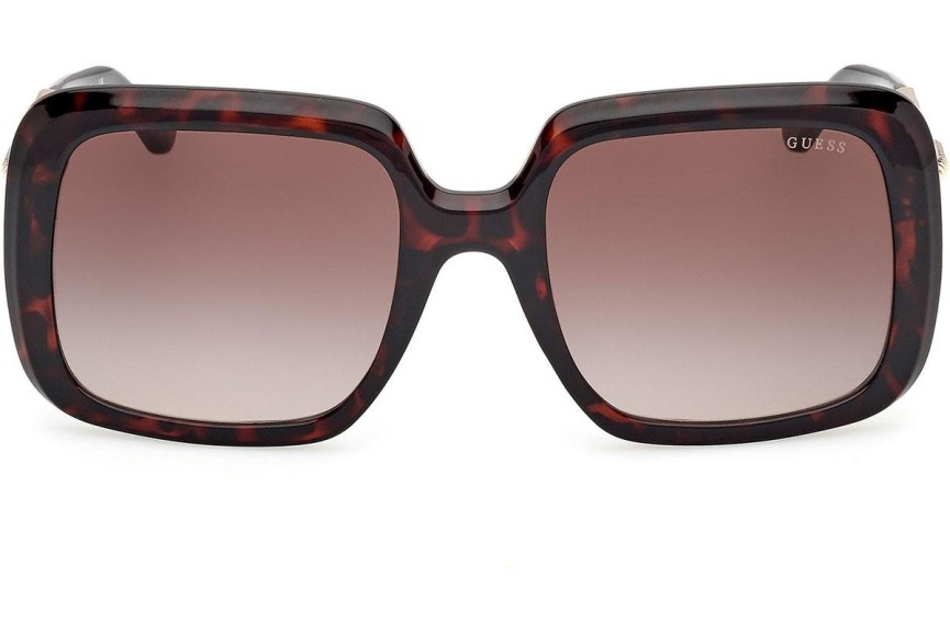 Okulary przeciwsłoneczne Guess GU00161 52F Kwadratowe Havana