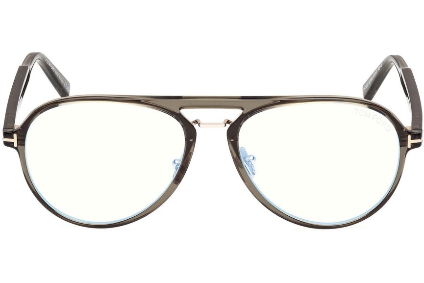 Okulary korekcyjne Tom Ford FT5981-B 093 Pilotki (Aviator) Zielone