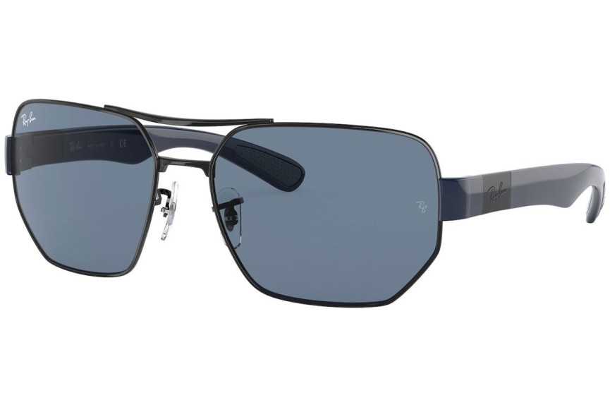 Okulary przeciwsłoneczne Ray-Ban RB3672 002/80 Prostokątne Czarne