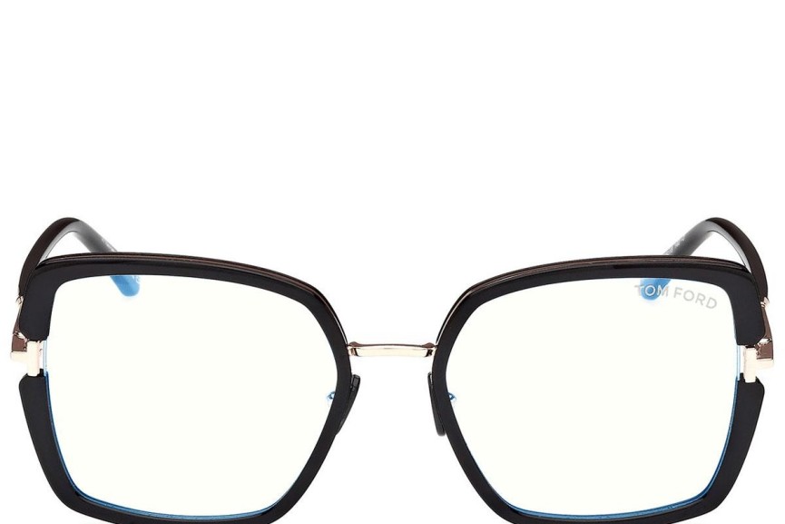 Okulary korekcyjne Tom Ford FT5985-B 001 Kwadratowe Czarne