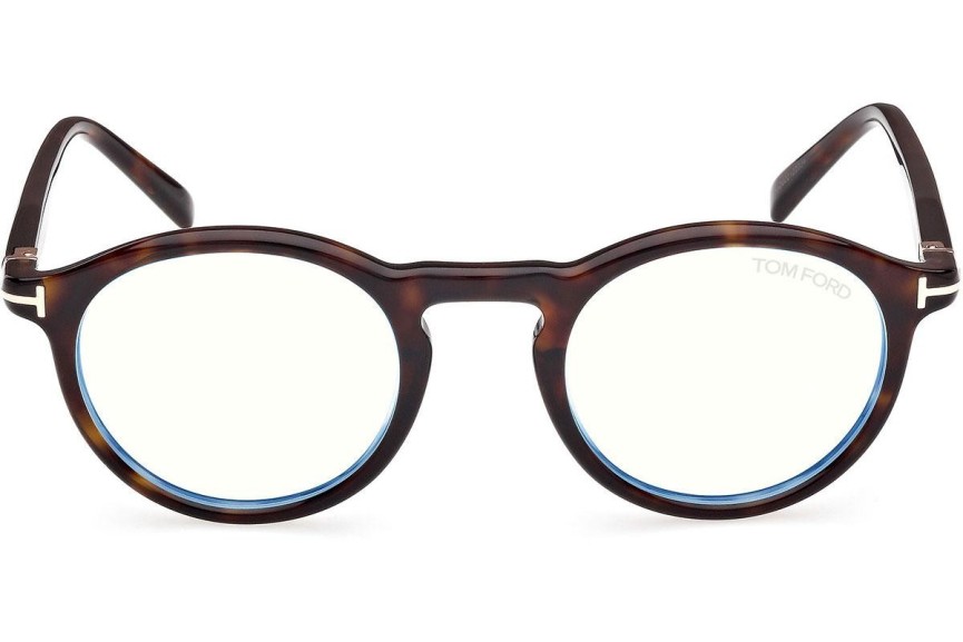 Okulary korekcyjne Tom Ford FT5979-B 052 Okrągłe Havana