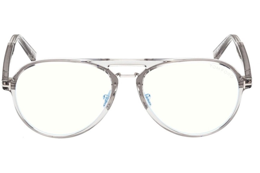 Okulary korekcyjne Tom Ford FT5981-B 020 Pilotki (Aviator) Szare