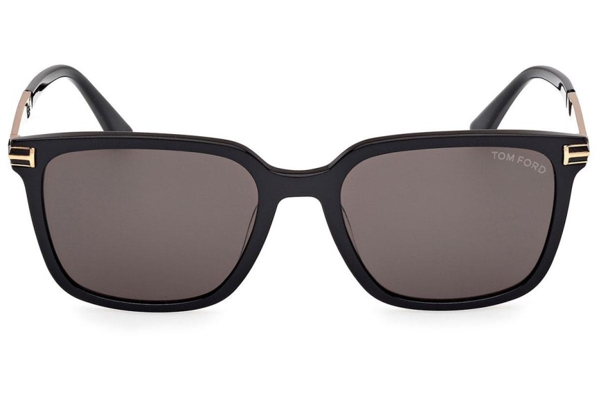 Okulary przeciwsłoneczne Tom Ford Jochem FT1183 01A Kwadratowe Czarne