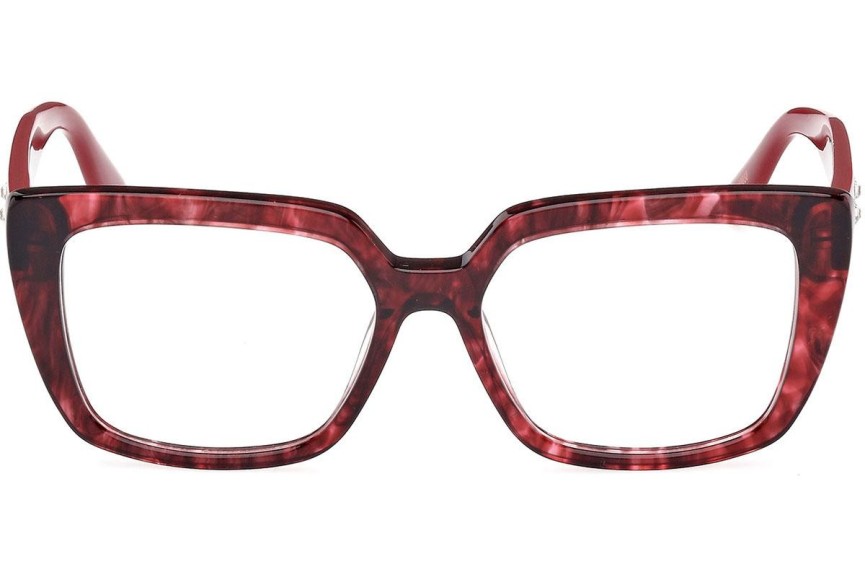 Okulary korekcyjne Guess GU50174 068 Kocie oczy Czerwone