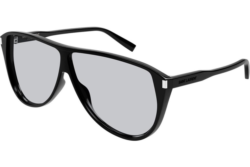 Okulary przeciwsłoneczne Saint Laurent SL731GASPAR 001 Kwadratowe Czarne