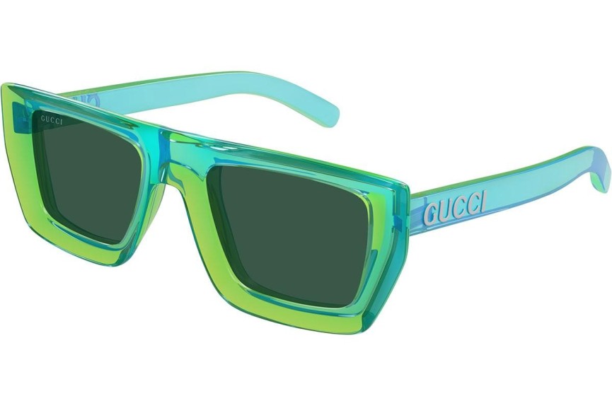 Okulary przeciwsłoneczne Gucci GG1723S 005 Kwadratowe Zielone