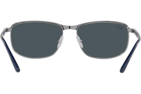 Okulary przeciwsłoneczne Ray-Ban RB3671 9204R5 Prostokątne Niebieskie